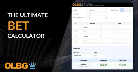 Free bet calculator: instantly calculate sports bet returns .